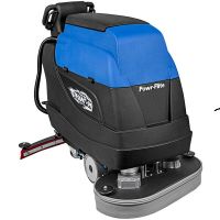 Powr-Flite Phantom PFS28 28" Cordless Walk Disc Behind Floor Scrubber - 21 Gallon